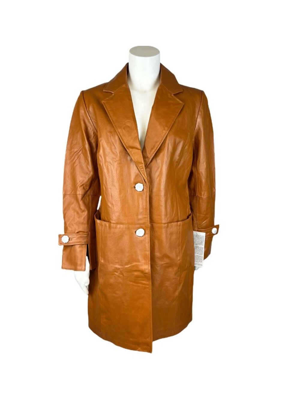New Women's Chadwick leather coat size 10P